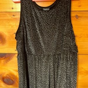 Velvet Leopard Peplum Tank Top Torrid